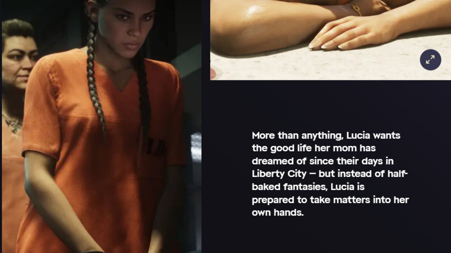 Lucia has ties to Liberty City (Image via Rockstar Games)